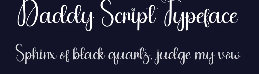 Daddy Script Typeface by andikastudio — Script Handwritten Font — thumbnail 2