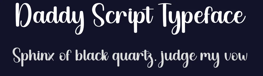 Daddy Script Typeface by andikastudio — Script Handwritten Font — thumbnail 2