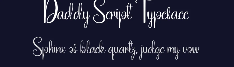 Daddy Script Typeface by andikastudio — Script Handwritten Font — thumbnail 2