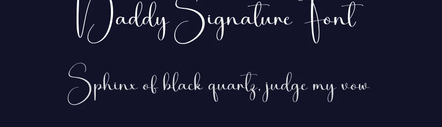 Daddy Signature Font by Kecimpring — Script Handwritten Font — thumbnail 2