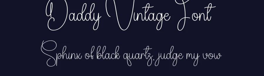 Daddy Vintage Font by creativeletter — Script Handwritten Font — thumbnail 2