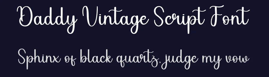 Daddy Vintage Script Font by andikastudio — Script Handwritten Font — thumbnail 2