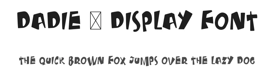 Dadie – Display Font by Lorenzo Martinez — Decorative Font