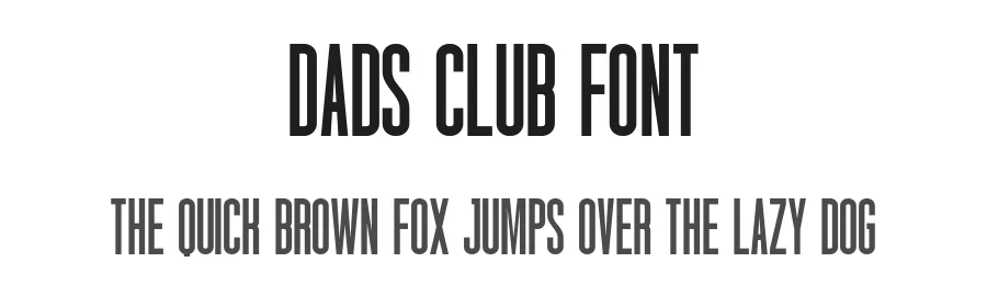 Dads Club Font by Craftedtype — Decorative Font