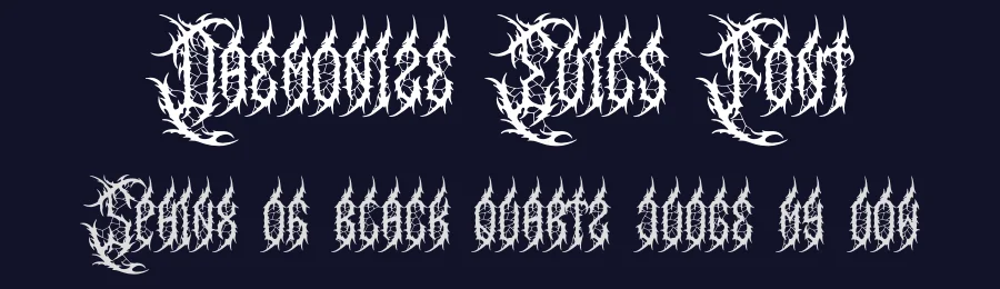 Daemonize Evils Font by Denustudios — Blackletter Font — thumbnail 2
