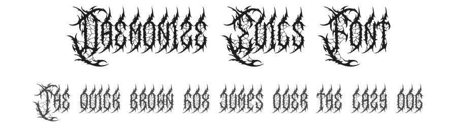 Daemonize Evils Font by Denustudios — Blackletter Font