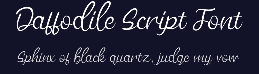 Daffodile Script Font by andikastudio — Script Handwritten Font — thumbnail 2