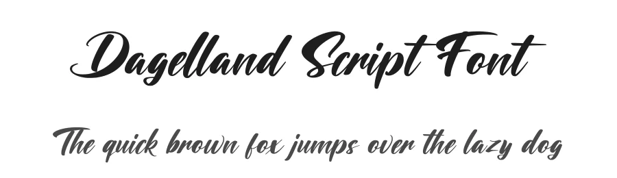Dagelland Script Font by Basnistudio — Script Handwritten Font