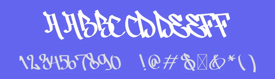Dagging Font by Rachmad bagus f — Decorative Font — thumbnail 3