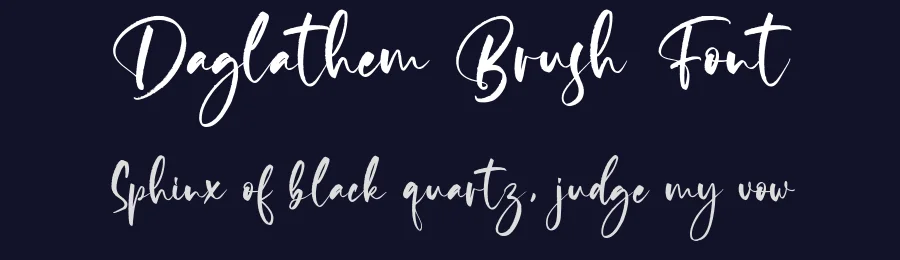 Daglathem Brush Font by alit design — Script Handwritten Font — thumbnail 2