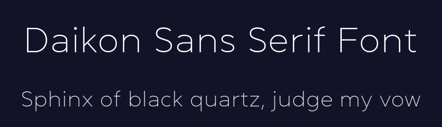 Daikon Sans Serif Font by Pepper Type — Sans Serif Font — thumbnail 2
