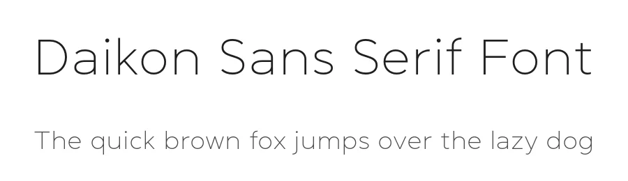 Daikon Sans Serif Font by Pepper Type — Sans Serif Font