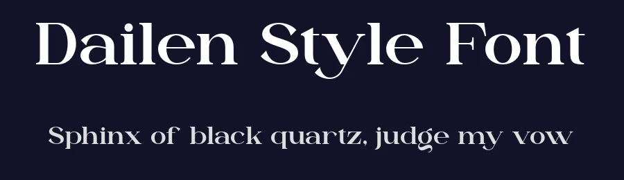 Dailen Style Font by SlideShoot — Serif Font — thumbnail 2