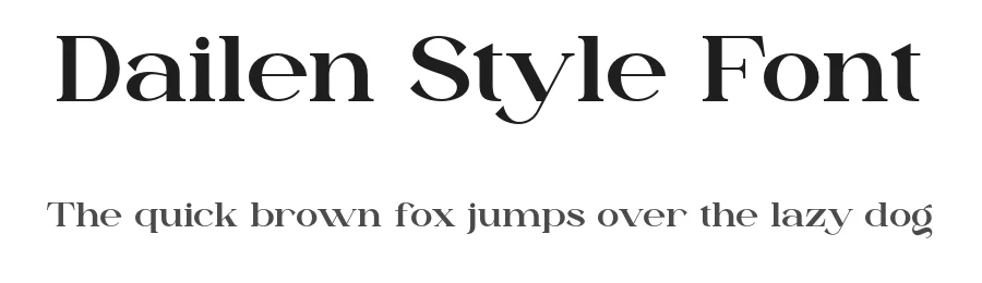 Dailen Style Font by SlideShoot — Serif Font