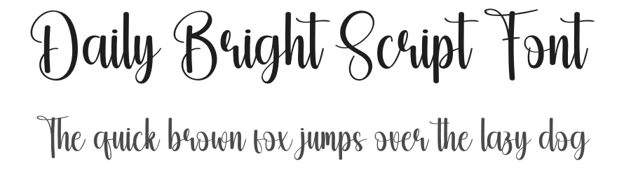 Daily Bright Script Font by creativeletter — Script Handwritten Font