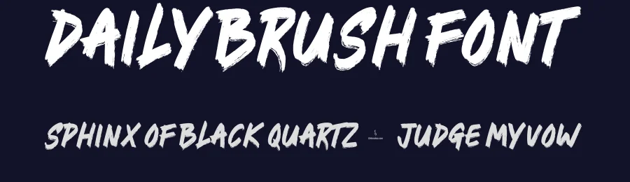 Daily Brush Font by JSHcreates — Decorative Font — thumbnail 2