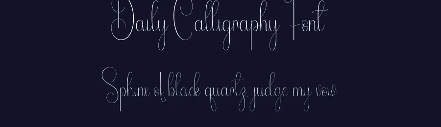 Daily Calligraphy Font by andikastudio — Script Handwritten Font — thumbnail 2