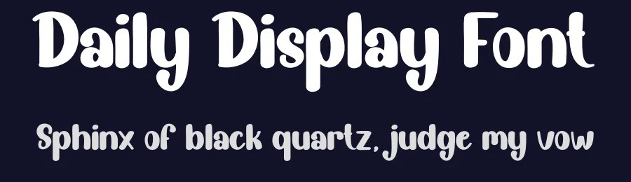 Daily Display Font by creativeletter — Script Handwritten Font — thumbnail 2
