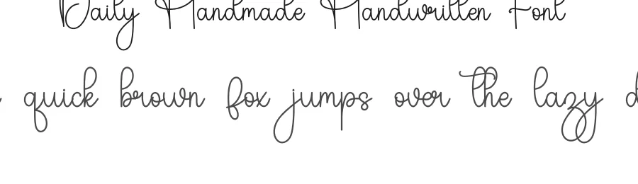 Daily Handmade Handwritten Font by inermediaSTUDIO — Script Handwritten Font
