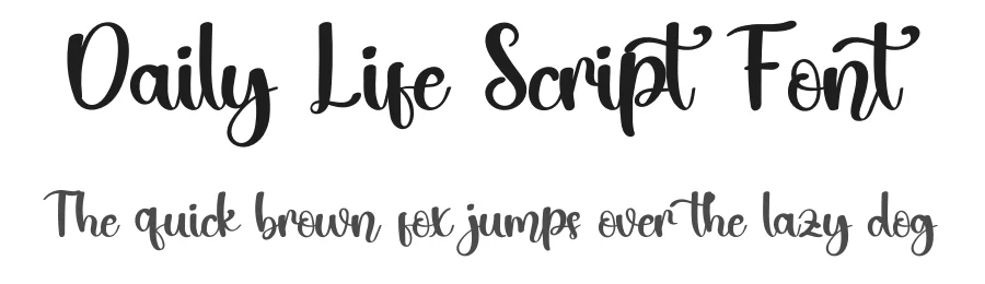Daily Life Script Font by inermediaSTUDIO — Script Handwritten Font