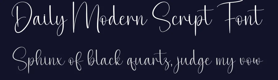 Daily Modern Script Font by creativeletter — Script Handwritten Font — thumbnail 2