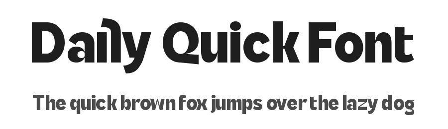 Daily Quick Font by timelesstype.co — Sans Serif Font