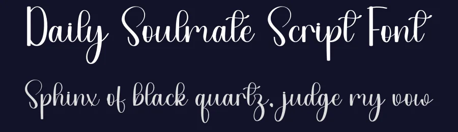 Daily Soulmate Script Font by freshtypeink — Script Handwritten Font — thumbnail 2