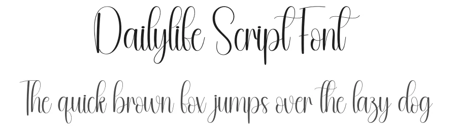 Dailylife Script Font by andikastudio — Script Handwritten Font