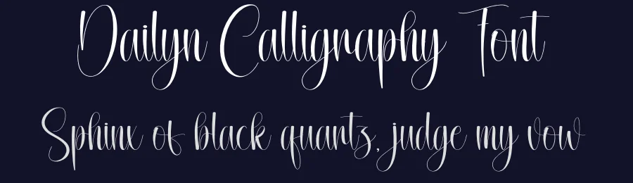 Dailyn Calligraphy Font by creativeletter — Script Handwritten Font — thumbnail 2