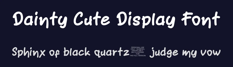Dainty Cute Display Font by ArtiXLabs — Decorative Font — thumbnail 2