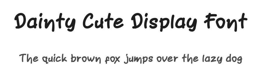 Dainty Cute Display Font by ArtiXLabs — Decorative Font