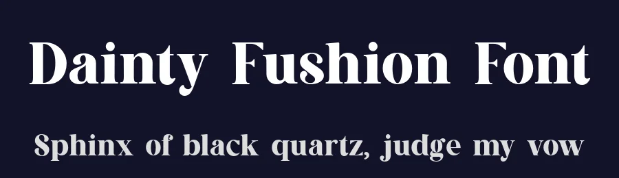 Dainty Fushion Font by UICreative — Serif Font — thumbnail 2