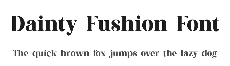 Dainty Fushion Font by UICreative — Serif Font
