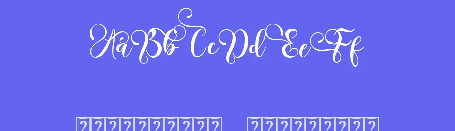 Dainty Valentine Monogram Font by Yoga Letter — Script Handwritten Font — thumbnail 3
