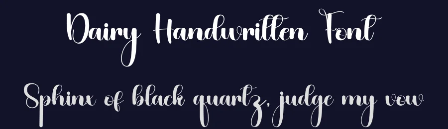 Dairy Handwritten Font by inermediaSTUDIO — Script Handwritten Font — thumbnail 2