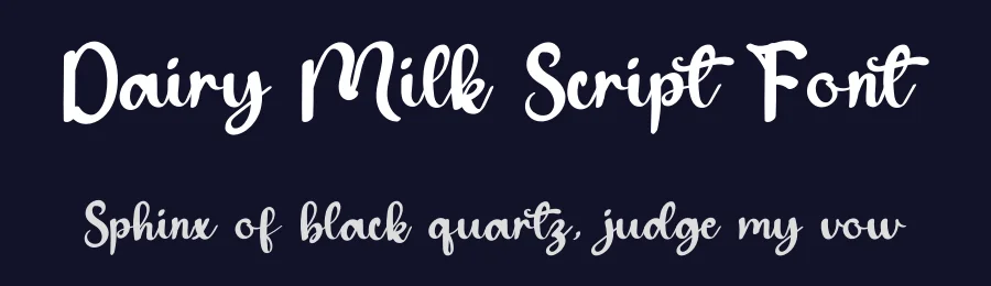 Dairy Milk Script Font by inermediaSTUDIO — Script Handwritten Font — thumbnail 2