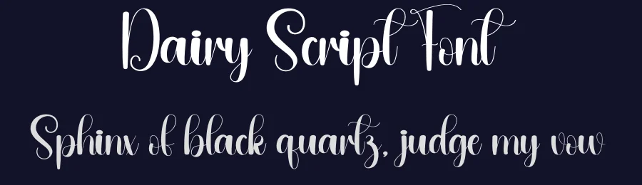 Dairy Script Font by andikastudio — Script Handwritten Font — thumbnail 2
