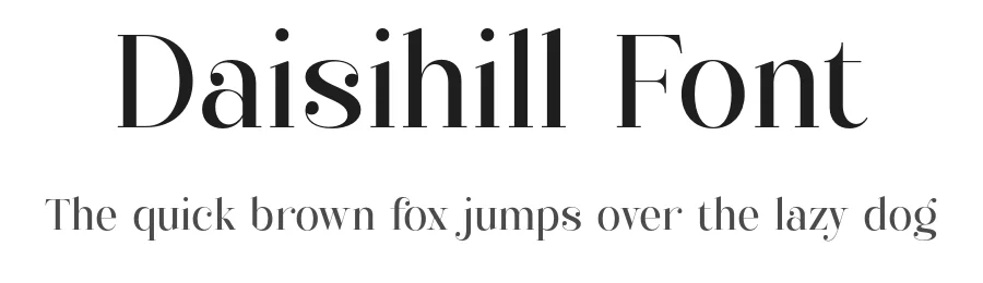 Daisihill Font by Shakira Studio — Serif Font