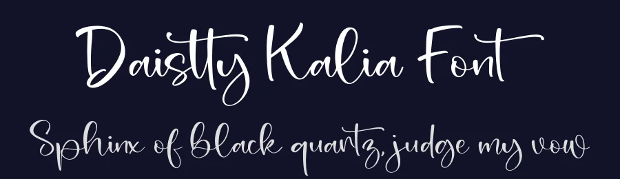 Daistty Kalia Font by letterfabric — Script Handwritten Font — thumbnail 2