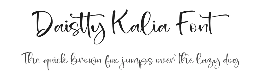Daistty Kalia Font by letterfabric — Script Handwritten Font