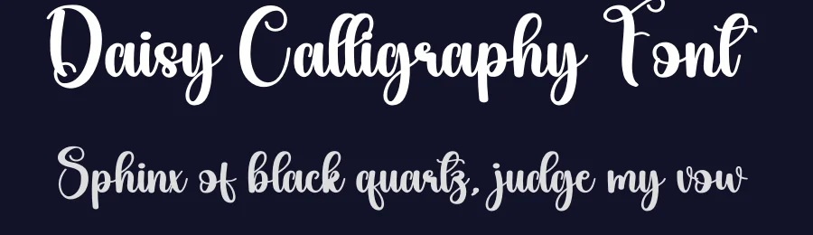 Daisy Calligraphy Font by andikastudio — Script Handwritten Font — thumbnail 2