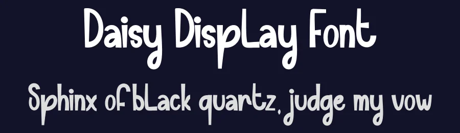 Daisy Display Font by andikastudio — Script Handwritten Font — thumbnail 2