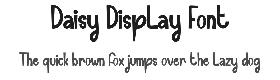Daisy Display Font by andikastudio — Script Handwritten Font