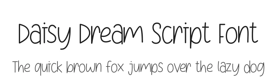 Daisy Dream Script Font by letterenastudios — Display Font