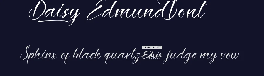 Daisy Edmund Font by edricstudio — Script Handwritten Font — thumbnail 2