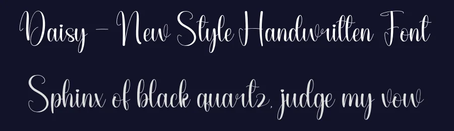 Daisy – New Style Handwritten Font by andikastudio — Script Handwritten Font — thumbnail 2