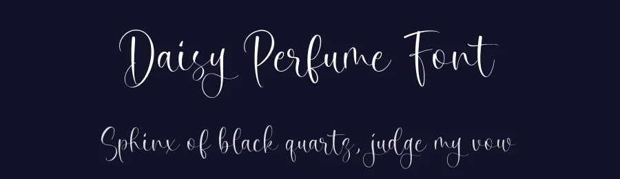 Daisy Perfume Font by balpirick — Script Handwritten Font — thumbnail 2