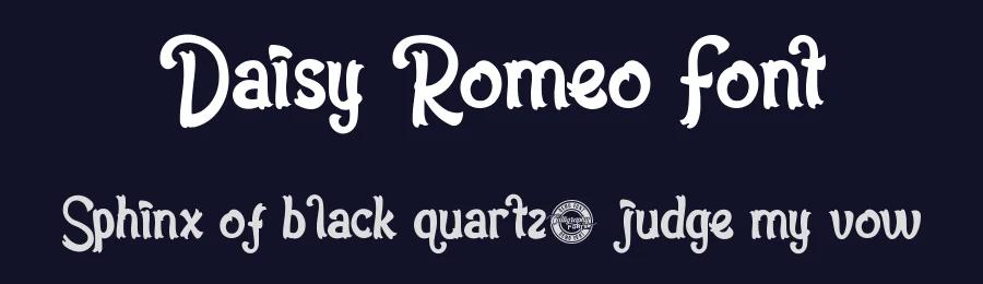 Daisy Romeo Font by CalligraphyFonts.net — Display Font — thumbnail 2