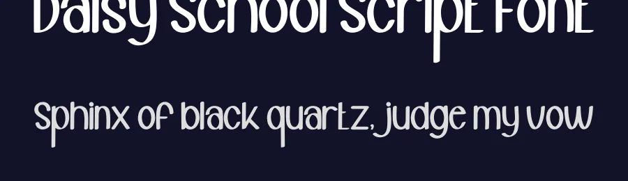 Daisy School Script Font by inermediaSTUDIO — Display Font — thumbnail 2
