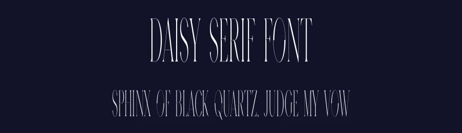 Daisy Serif Font by vpcreativeshop — Serif Font — thumbnail 2